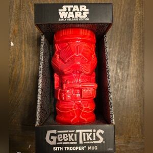 Star Wars GeekiTikis Sith Trooper Tiki Mug - Bright Red